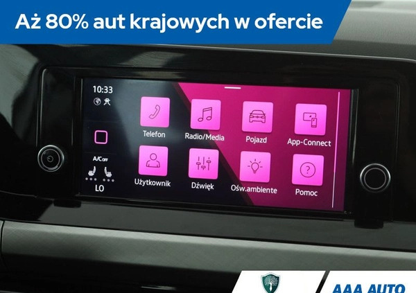 Volkswagen Golf cena 78000 przebieg: 72556, rok produkcji 2021 z Tyczyn małe 254